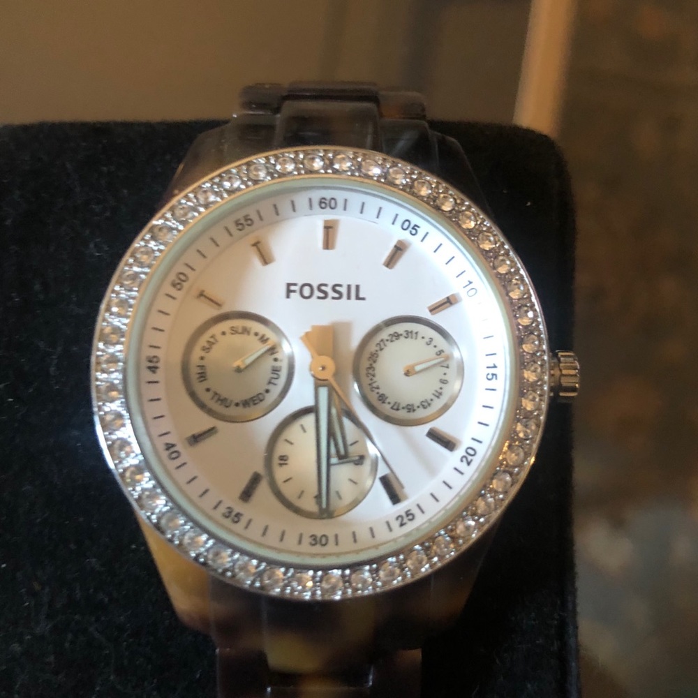 Fossil Tortoise Shell Watch - image 1